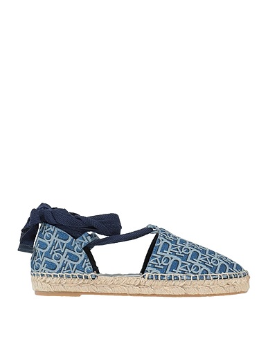 PINKO Espadrilles Blue Textile fibres