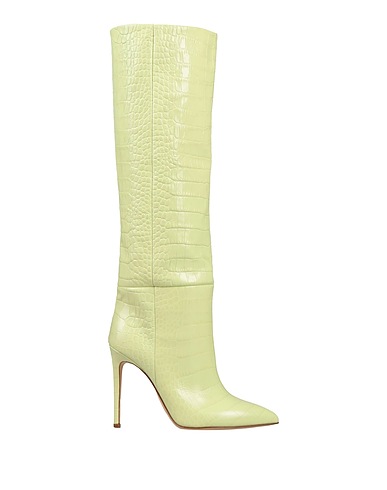 PARIS TEXAS Boots Pastel yellow Leather