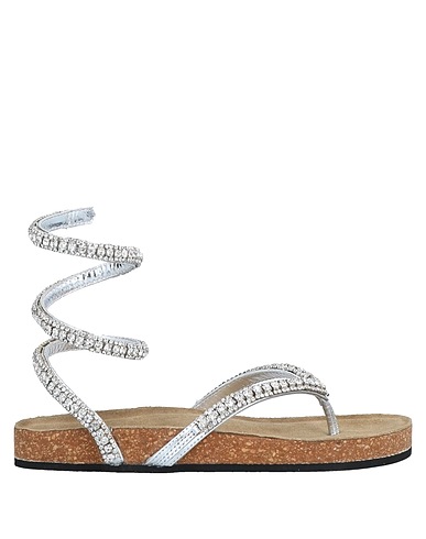 STRATEGIA Flip flops Silver Leather