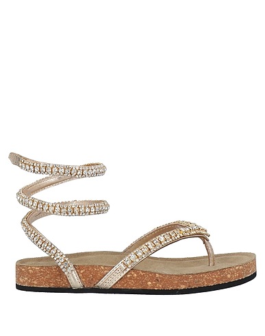 STRATEGIA Flip flops Platinum Leather