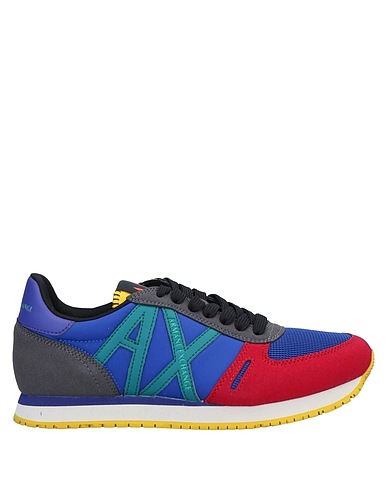 ARMANI EXCHANGE Sneakers Blue 100% Polyamide, Polyurethane, Polyester
