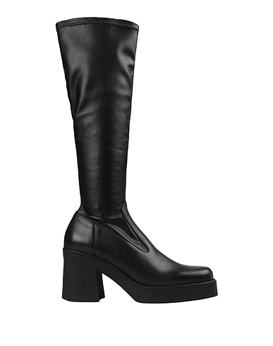 E8 by MIISTA Boots Black Leather, Textile fibres