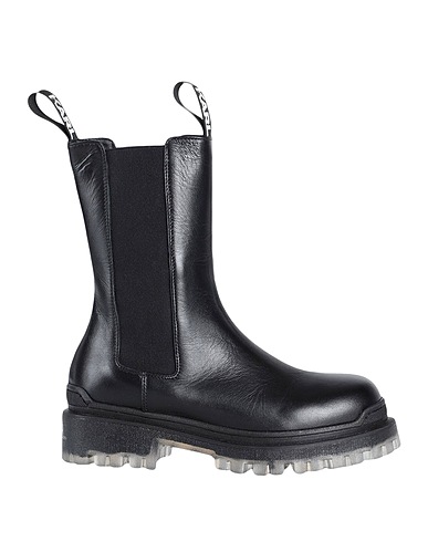 KARL LAGERFELD Ankle boot BIKER II LONG GORE BOOT
 Black Soft Leather