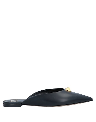 VALENTINO GARAVANI Mules και τσόκαρα Μαύρο Δέρμα