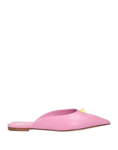 VALENTINO GARAVANI Mules και τσόκαρα Ροζ Δέρμα