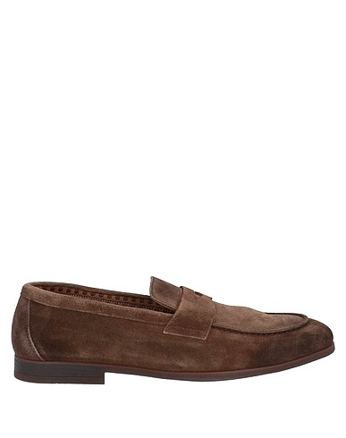 DOUCAL'S Loafers Khaki Leather