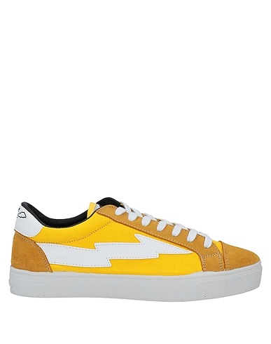 SANYAKO Sneakers Gelb Gewebefasern, Leder