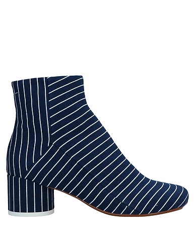 MM6 MAISON MARGIELA Ankle boot Blue Textile fibres