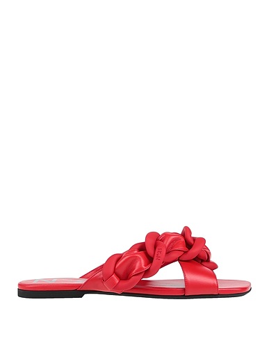 N°21 Sandalen Rot Kalbsleder