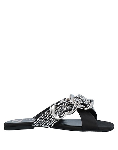 N°21 Sandals Black Textile fibers