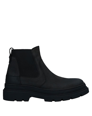 CAFèNOIR Stivaletti Nero Pelle, Fibre elastiche