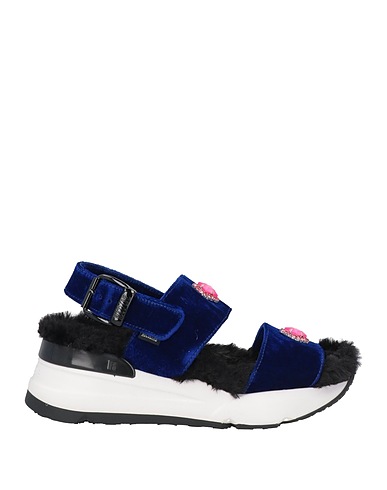 RUCOLINE Sandals Blue Textile fibres