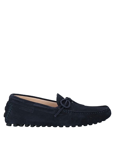 SERGIO ROSSI Loafers Midnight blue Soft Leather