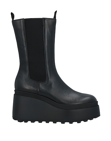 VIC MATIĒ Ankle boot Black Soft Leather, Elastic fibres