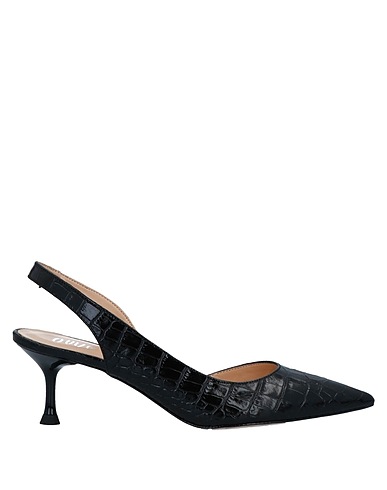 OVYÉ Court Black Leather