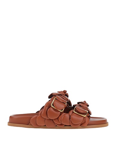 VALENTINO GARAVANI Sandals ATELIER SHOES Brown Leather