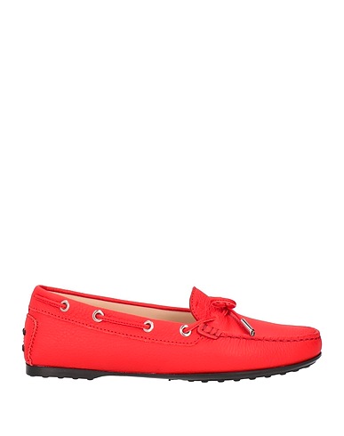 TOD'S Loafers Red Leather