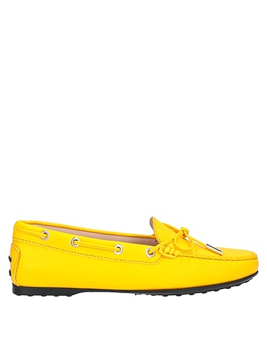 TOD'S Loafers Yellow Leather