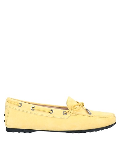 TOD'S Loafers Yellow Leather