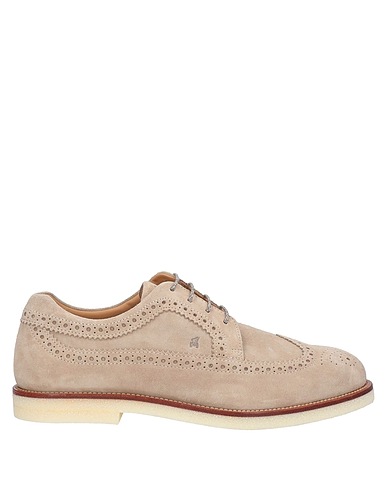 HOGAN Laced shoes Beige Leather