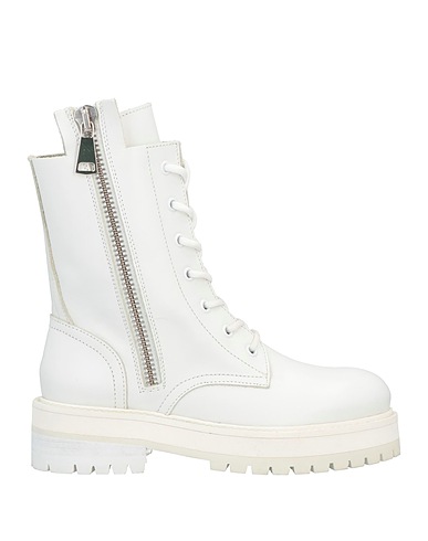 DONDUP Ankle boot White Soft Leather