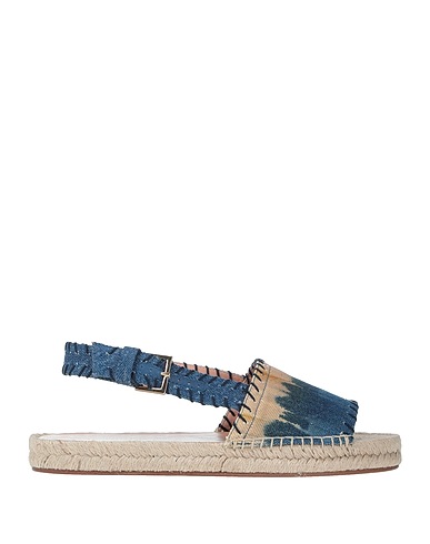 ALBERTA FERRETTI Espadrilles Blue Textile fibres