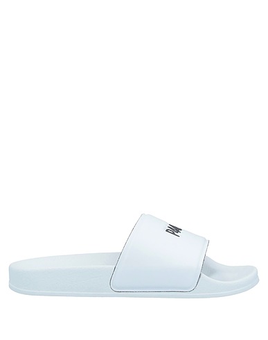 P448 Sandals White Other Fibres, Textile fibres