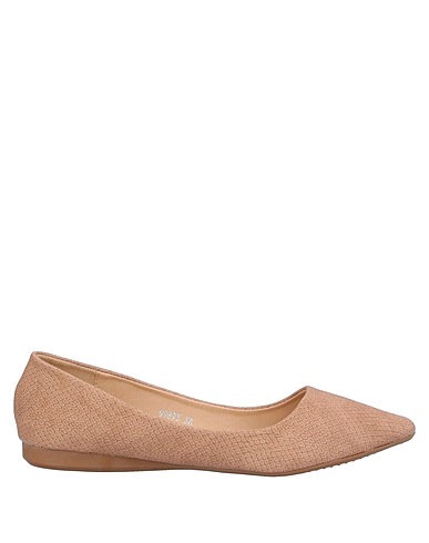 LAVANDA Ballet flats Sand Textile fibres