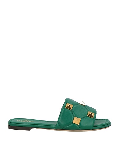 VALENTINO GARAVANI Sandals Green Leather