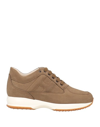 HOGAN Sneakers Khaki Soft Leather