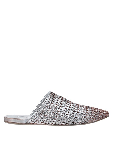 MARSÈLL Mules and clogs Silver Soft Leather