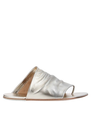 MARSÈLL Flip flops Platinum Leather
