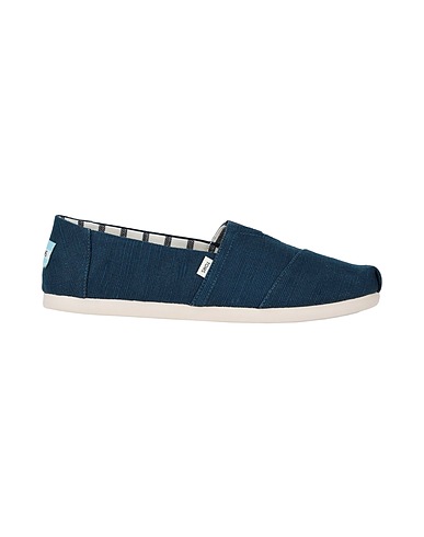 TOMS Mocassino Blu 68% Juta, 32% Cotone