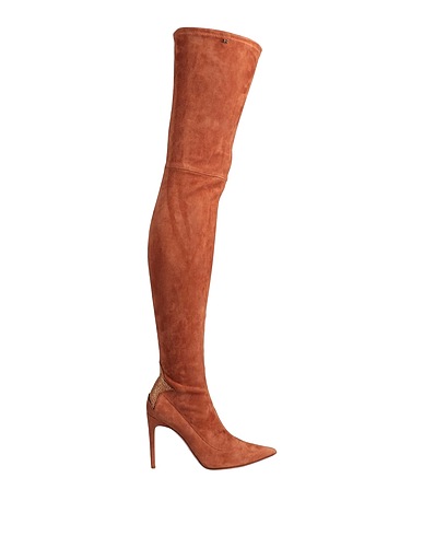 ELISABETTA FRANCHI Boots Tan Leather