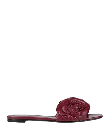VALENTINO GARAVANI Sandals ATELIER SHOES BORDEAUX Leather