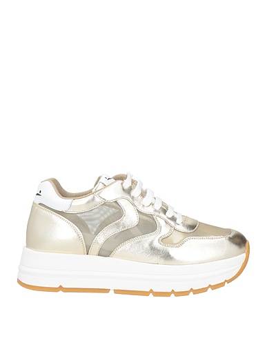 VOILE BLANCHE Sneakers Platinum Textile fibers, Leather