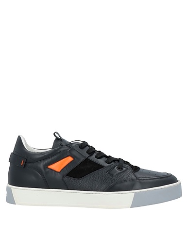 SANTONI Sneakers Nero Pelle