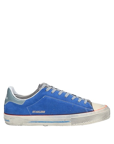 HIDNANDER Sneakers Blau Leder, Gewebefasern