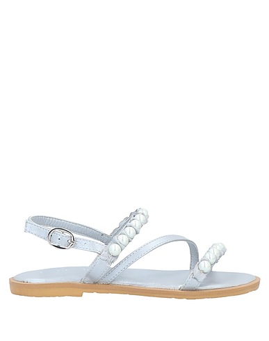 OCA-LOCA Sandals Grey Leather