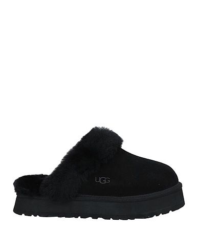 UGG Mule e zoccoli DISQUETTE Nero 100% Montone