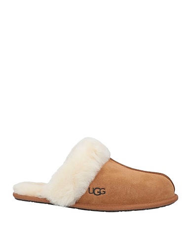 UGG Slides and slippers SCUFFETTE II Camel 100% Leather, Shearling