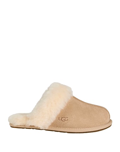 UGG Slides and slippers SCUFFETTE II Beige 100% Leather, Shearling