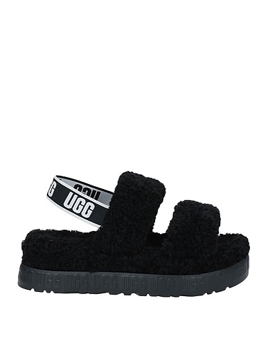 UGG Sandales Noir 100% Mouton