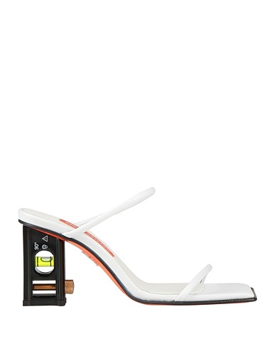 HERON PRESTON Sandals White Leather
