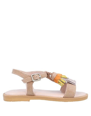OCA-LOCA Sandals Beige Soft Leather