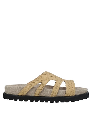 ALBERTA FERRETTI Sandals Sand Textile fibres