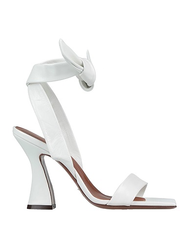L' AUTRE CHOSE Sandalen Weiß Leder
