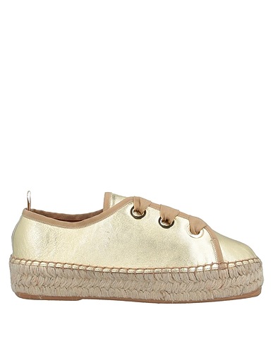 L' AUTRE CHOSE Espadrilles Gold Soft Leather