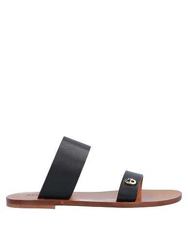 DEE OCLEPPO Sandals Black Calfskin