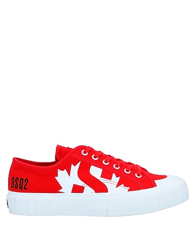 DSQUARED2 x SUPERGA Sneakers Rosso Fibre tessili